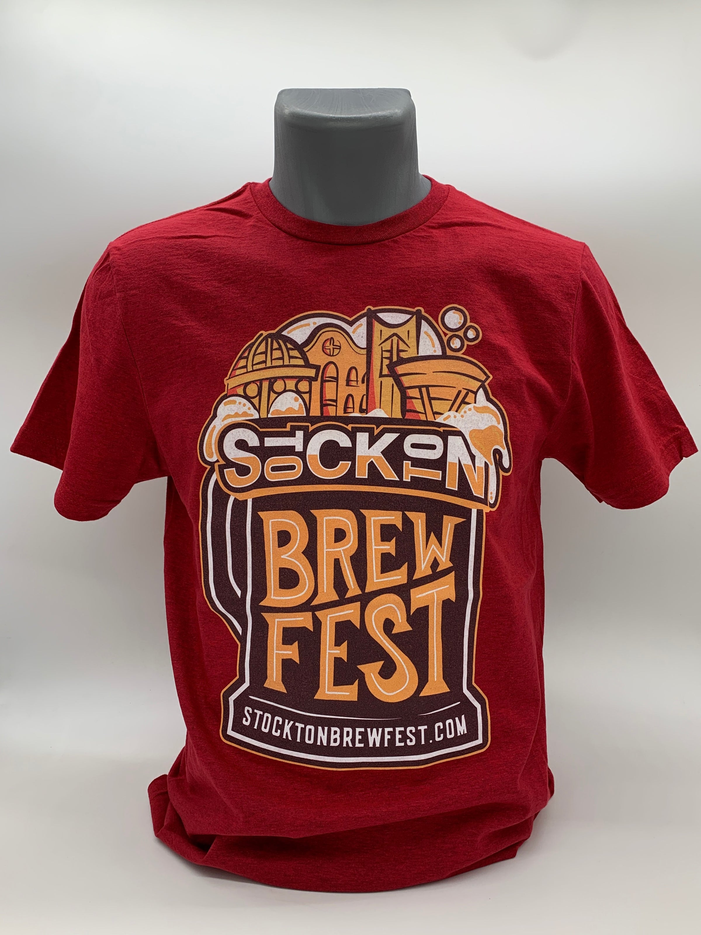 SBF - Red T-Shirt - 2022 | Stockton Souvenirs (Visit Stockton)